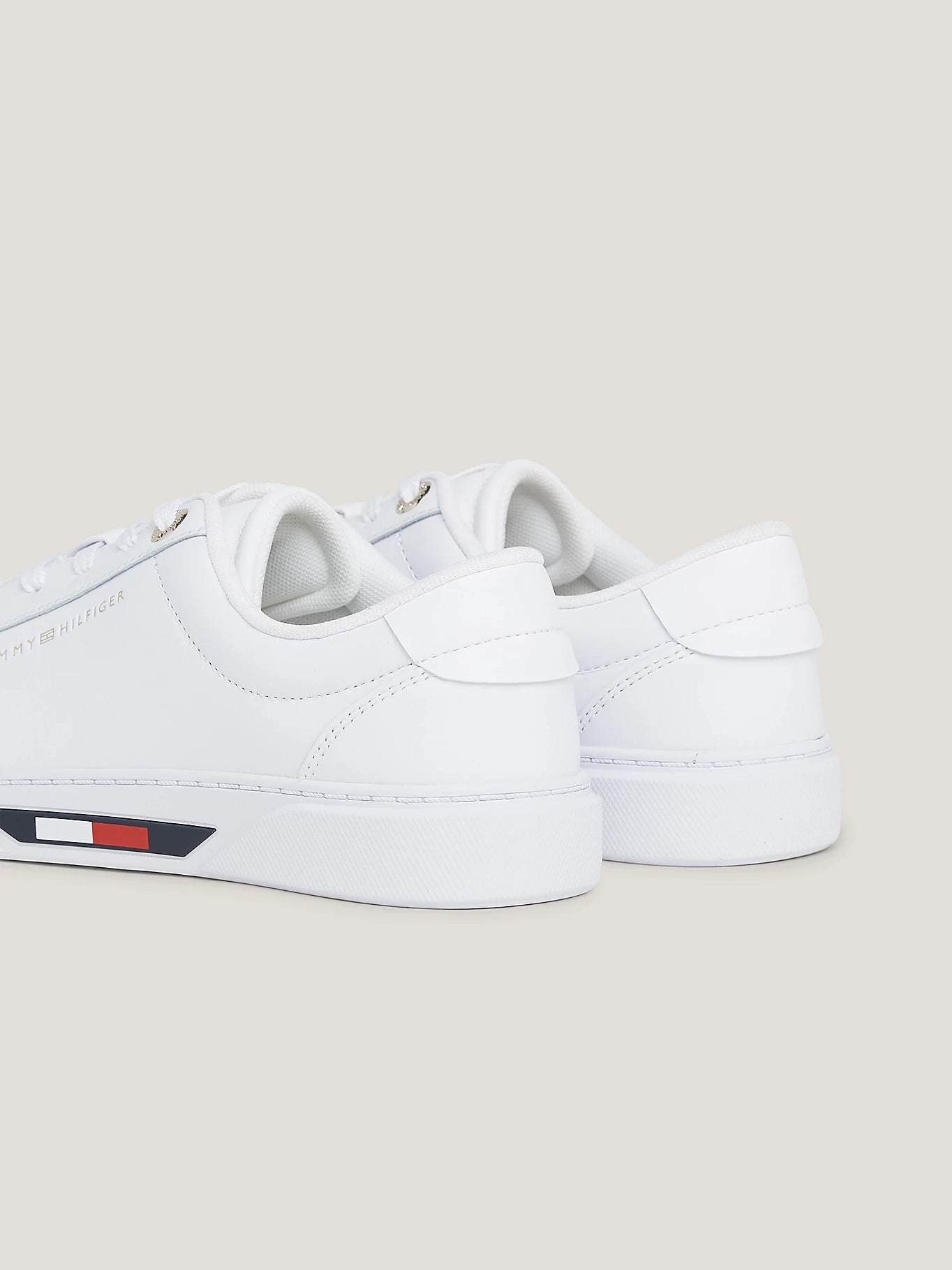 TOMMY HILFIGER Global Stripes Court Trainer White