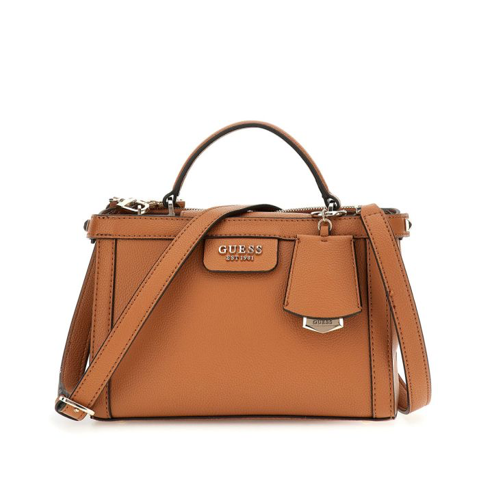 GUESS Eco Angy Small Society Satchel