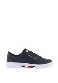 TOMMY HILFIGER Global Stripes Court Trainer Navy