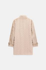 GUESS Braided Faux Wool Jacket