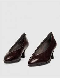 PITILLOS Burgundy Court Shoe