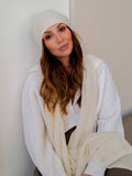 FRAAS Cashmink Scarf in Cream Sparkle