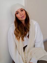 FRAAS Cashmink Scarf in Cream Sparkle