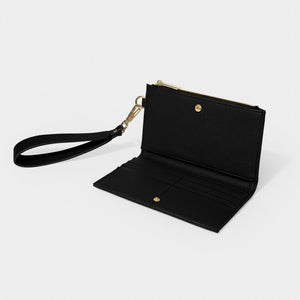 Katie Loxton Zana Black Wristlet Purse