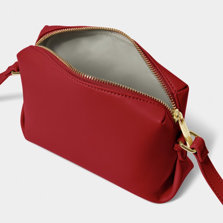 Lily Garnet Red Crossbody Bag