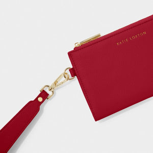 Katie Loxton Zana Red Wristlet Purse