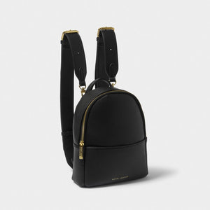 Mika Small Black Backpack