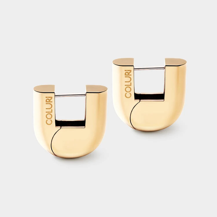 COLURi - Lorde Statement Earrings in Gold