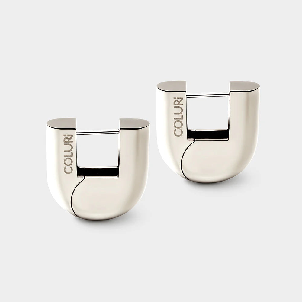 COLURi - Lorde Statement Earrings in Silver