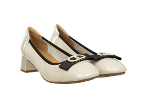 LORETTA VITALE Beige Heeled Pump
