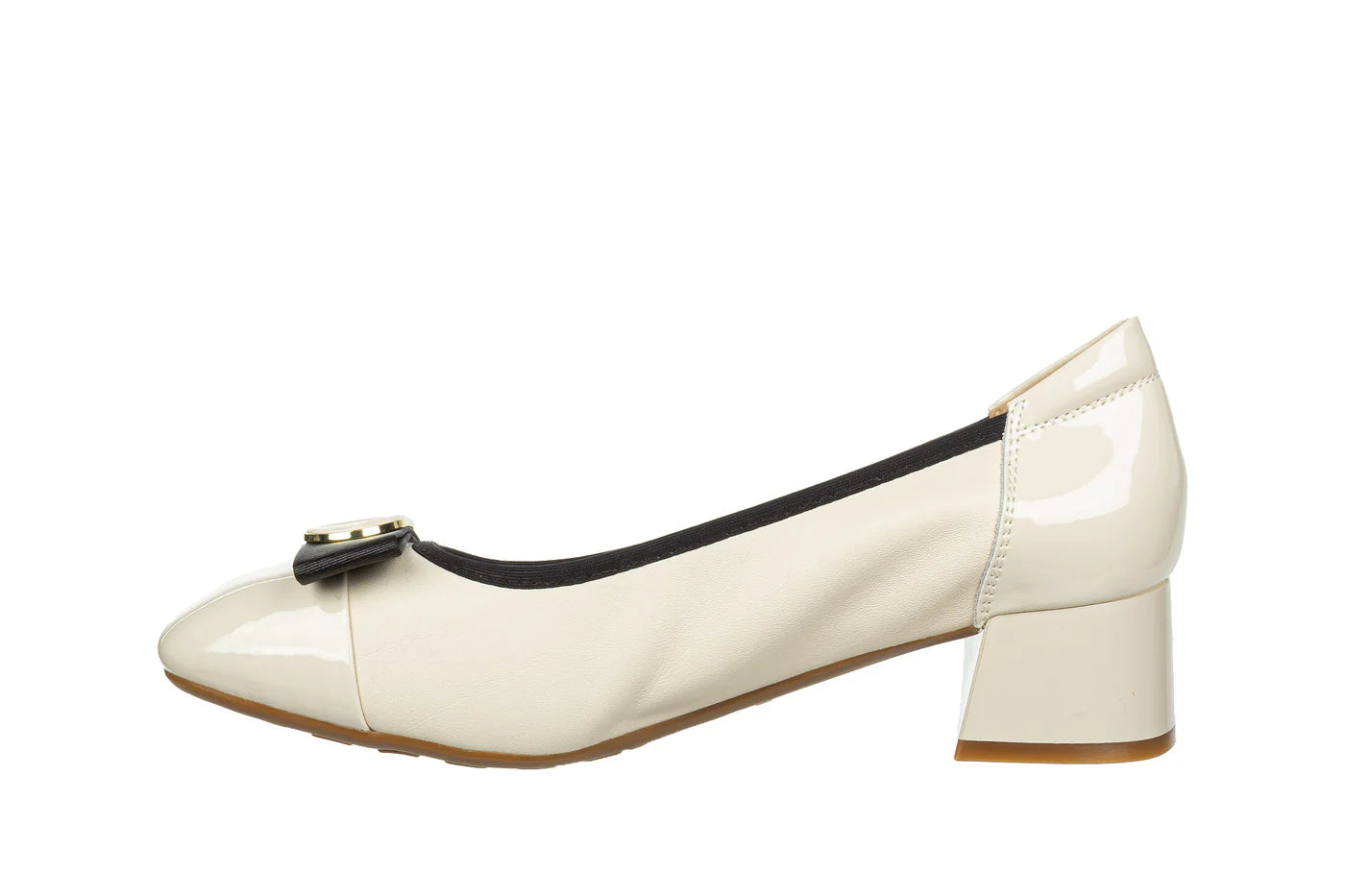 LORETTA VITALE Beige Heeled Pump