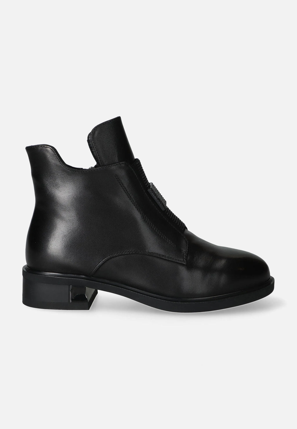 Loretta Vitale Heeled Black Ankle Dress Boot