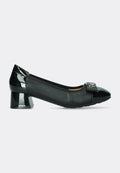 LORETTA VITALE Black Heeled Pump