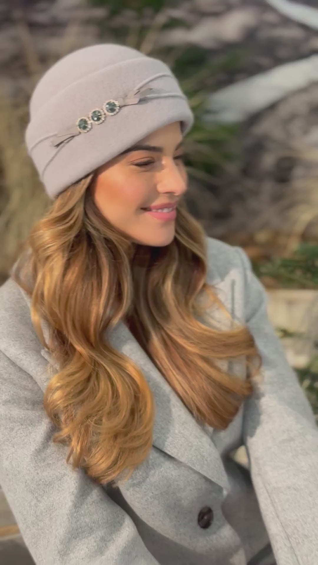 Willi Hat Besta Grey Wool Hat