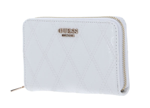 GUESS ADI  Medium Wallet White