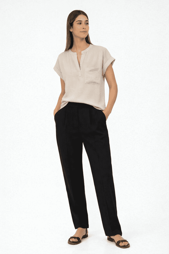 Tiffosi Caminho Taupe Top