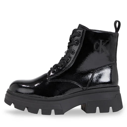 Calvin klein patent leather boots cheap