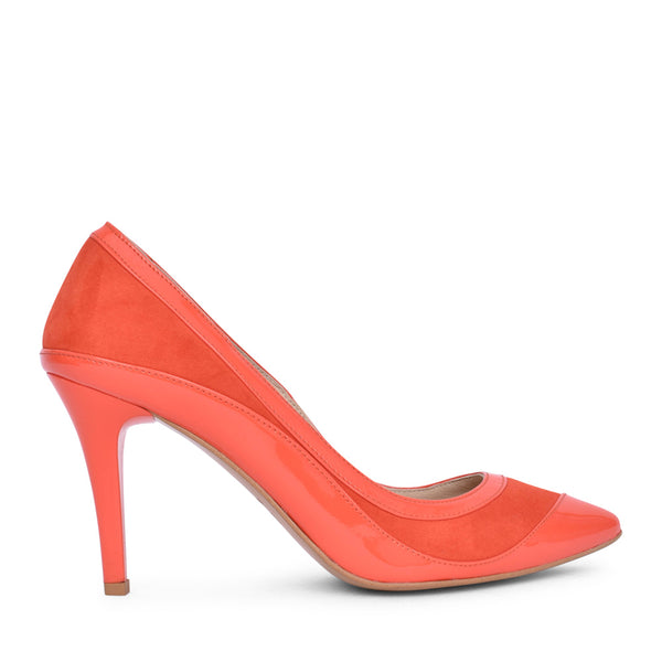 EMIS Orange Heeled Dress Shoe