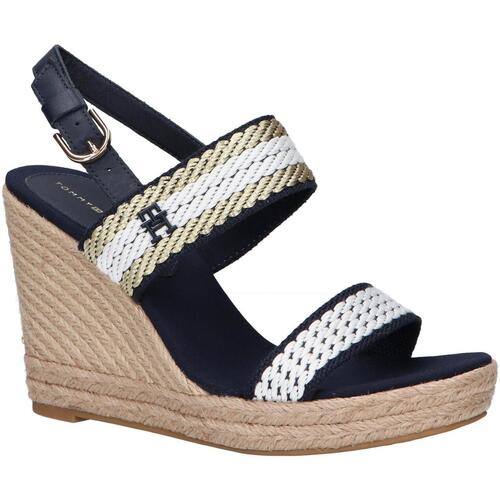TOMMY HILFIGER WEBBING  ESPADRILLE WITH HIGH WEDGE