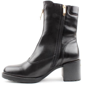 REGARDE LE CIEL Black Heeled Boot
