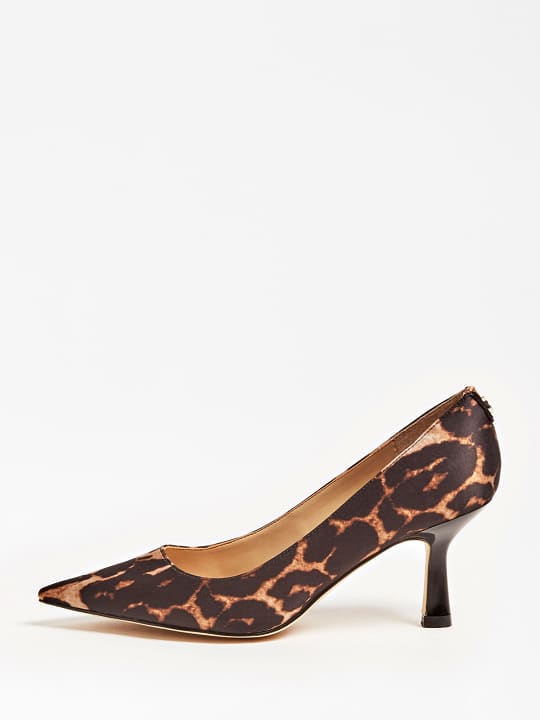 GUESS GAYLAN Patent Court Shoe Leopard
