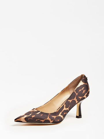 GUESS GAYLAN Patent Court Shoe Leopard