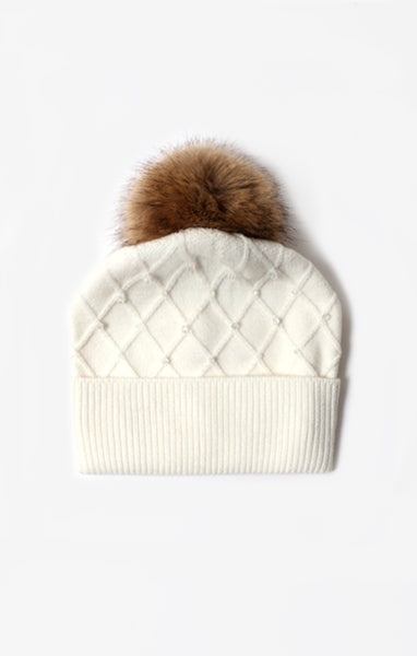 Khloe Hat in Ivory