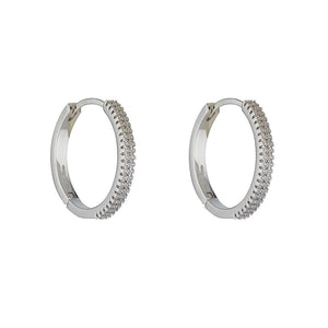 KNIGHT AND DAY Savannah Rhodium Earrings