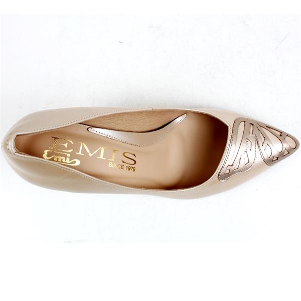 EMIS Champagne Heeled Shoe