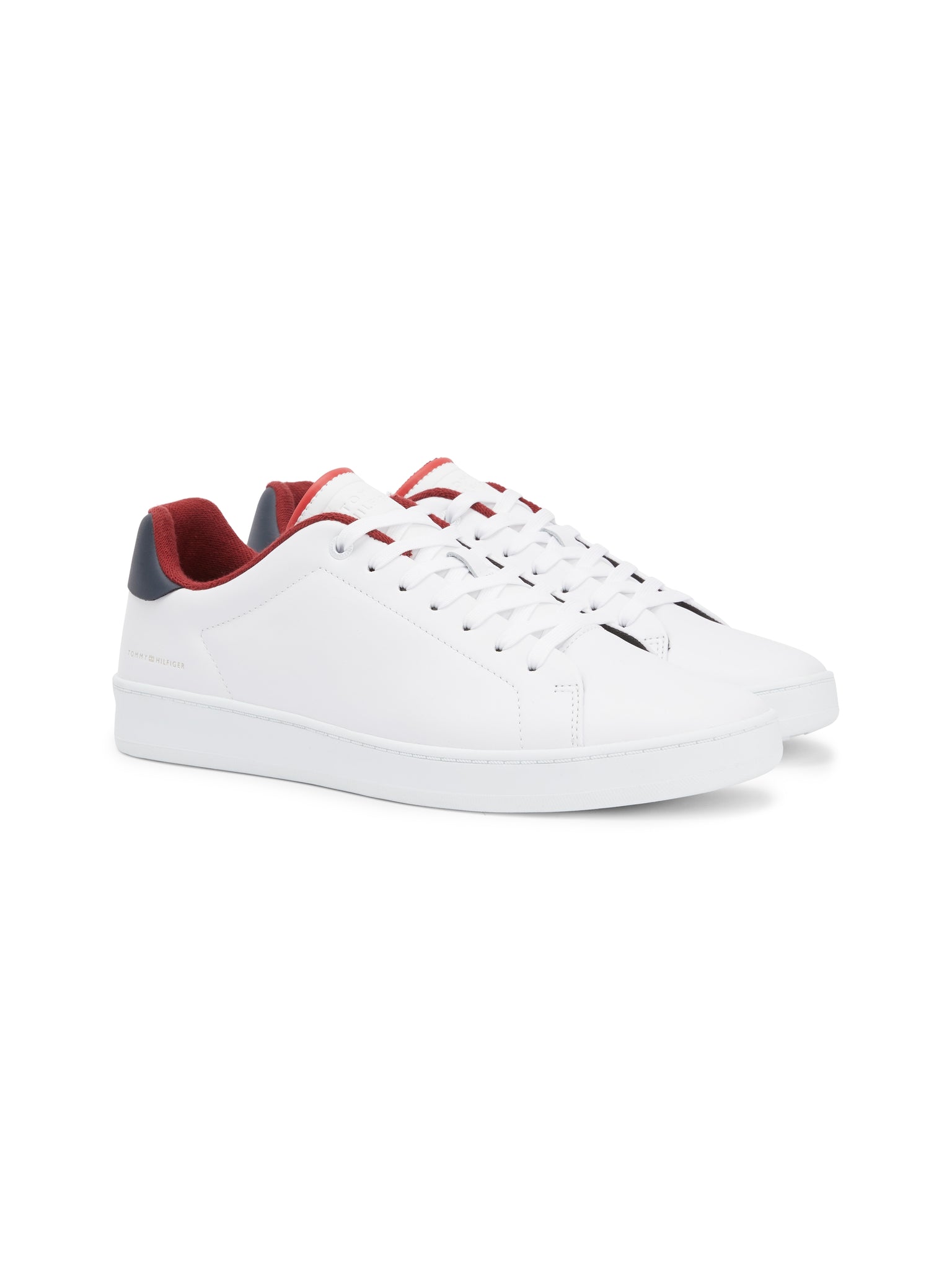 Tommy Hilfiger MENS Leather Cupsole Court Trainers