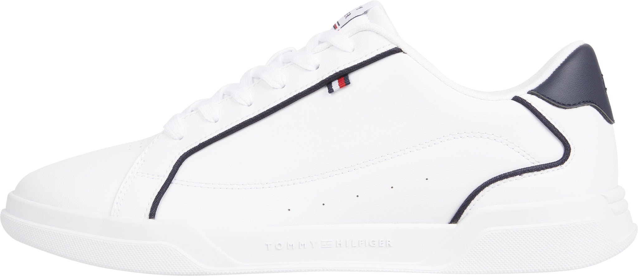 Tommy Hilfiger MENS Lo Cup Leather Trainers