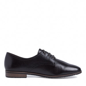 TAMARIS Leather Black Low Shoe