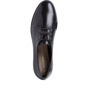 TAMARIS Leather Black Low Shoe