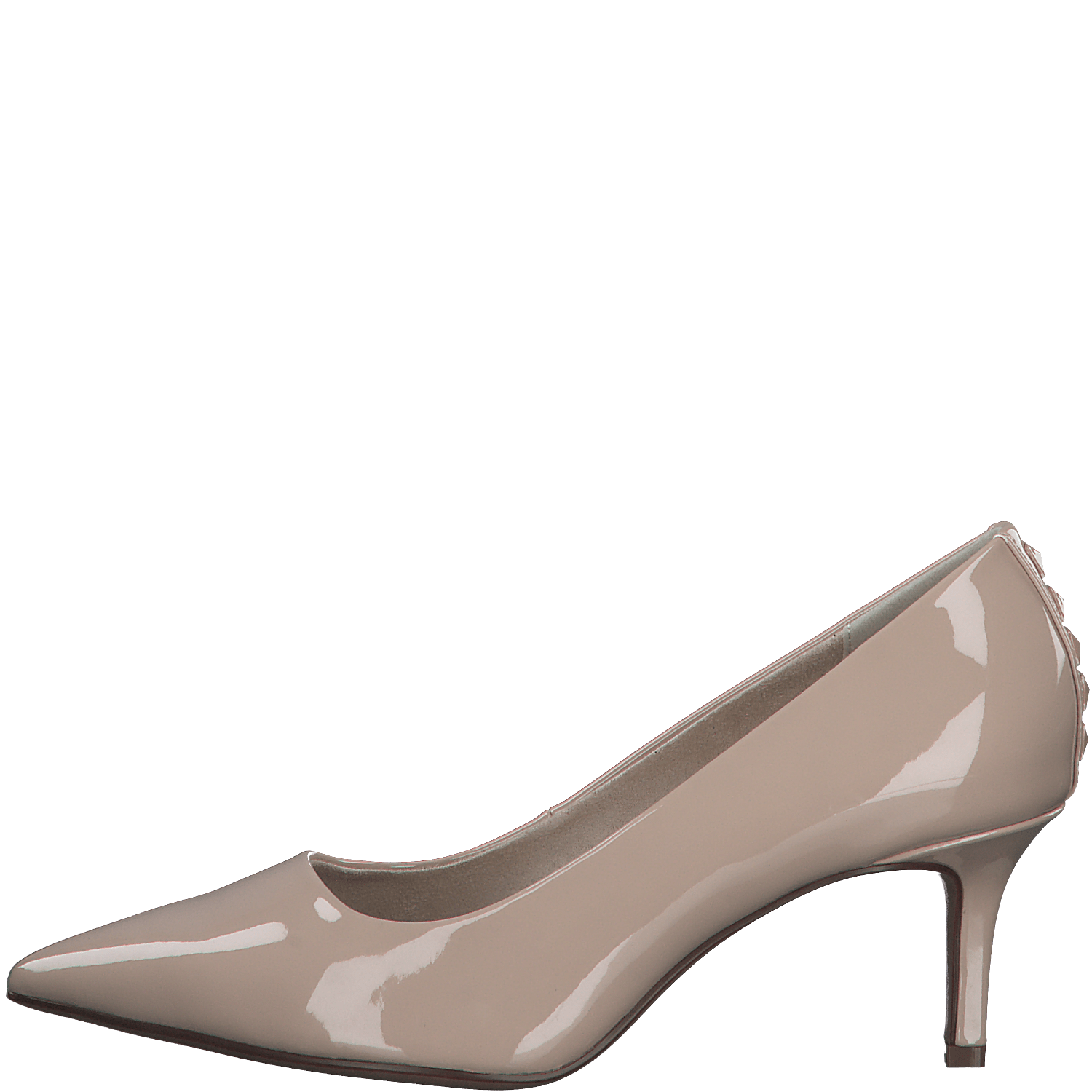 S OLIVER Nude Patent Court Shoe
