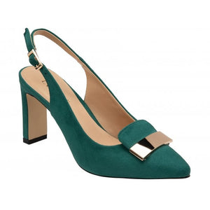 LOTUS Elyse Green Heeled Shoe