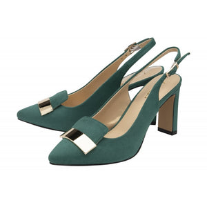 LOTUS Elyse Green Heeled Shoe