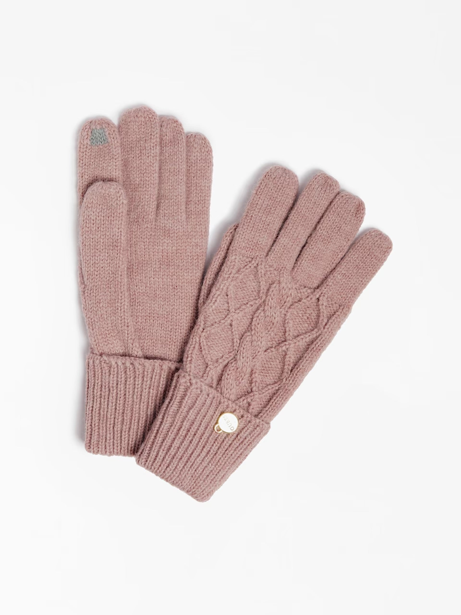 GUESS Cable Knit Gloves