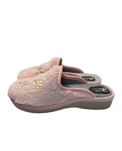 Salvi Pink Doggy Pawprint Slippers