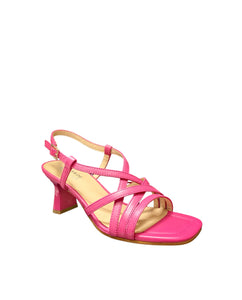 Regarde Le Ciel Fuchsia Pink Leather Sandal