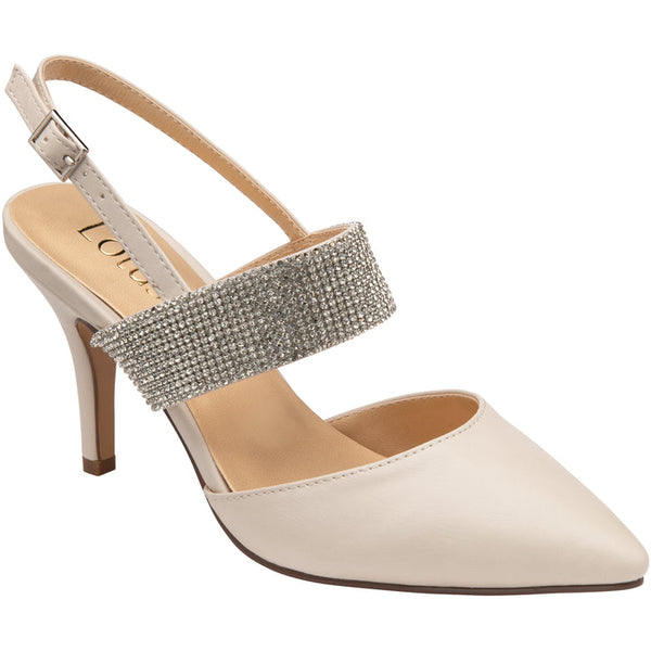 LOTUS Violette Cream Diamante Shoe