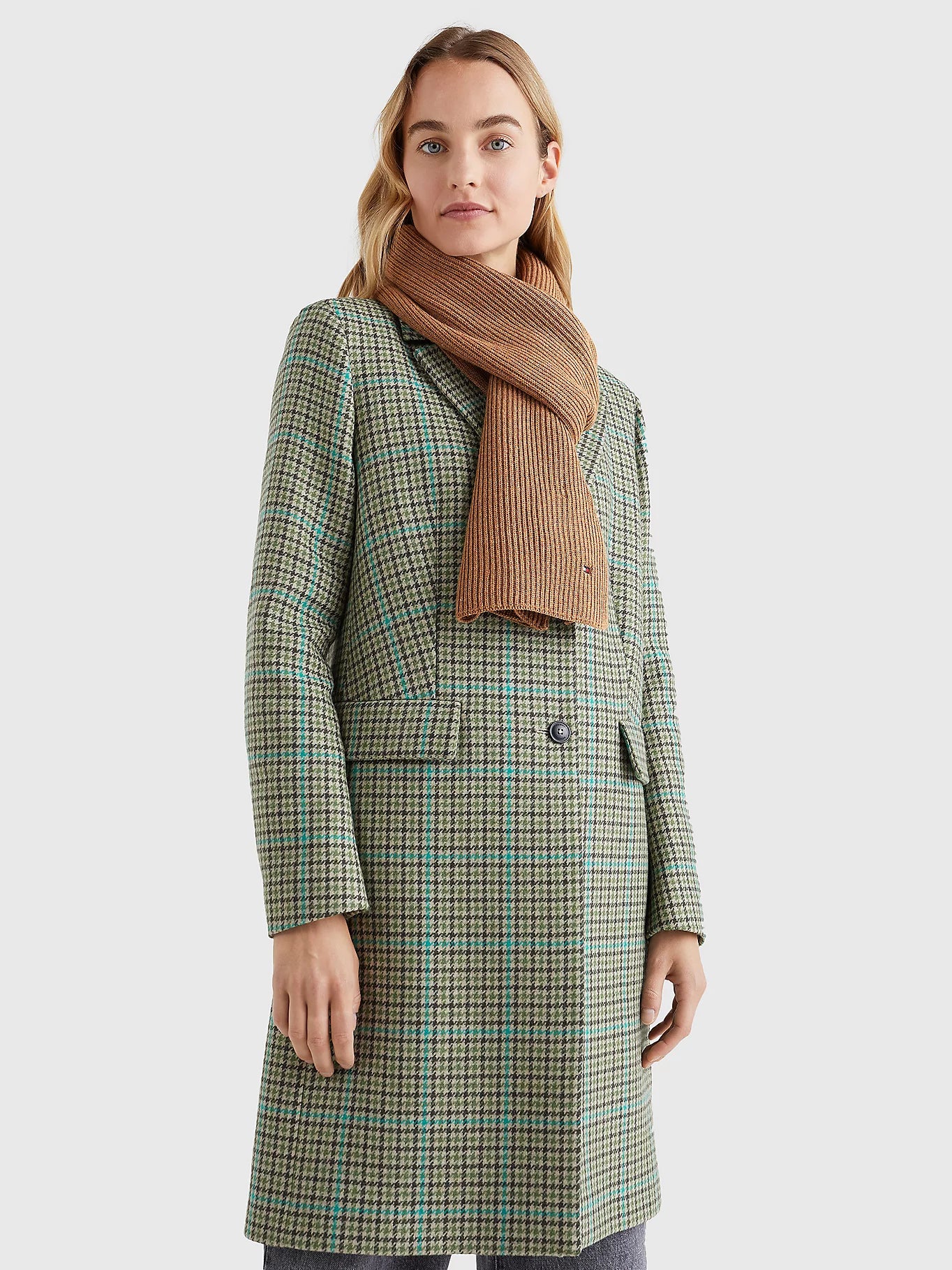 Tommy Hilfiger Knitted Scarf Camal