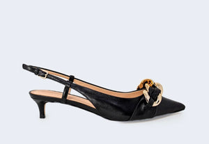 GUESS KITTEN HEELED SHOES JAZARA BLACK