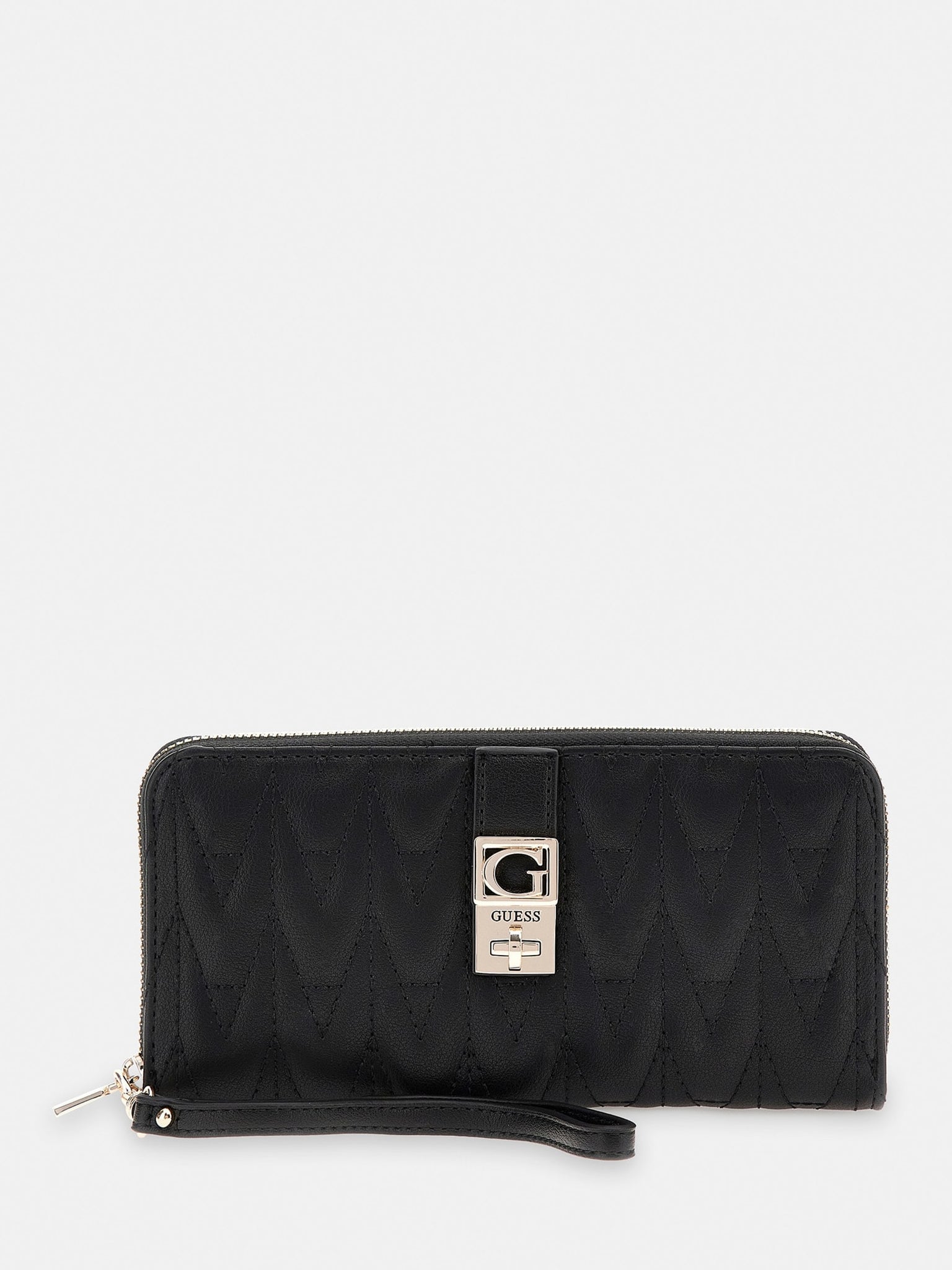 Guess Regilla Large Ziparound Wallet Black
