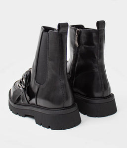 REGARDE LE CIEL Black Chelsea Boot