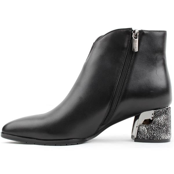 LORETTA VITALE Black Leather Boot