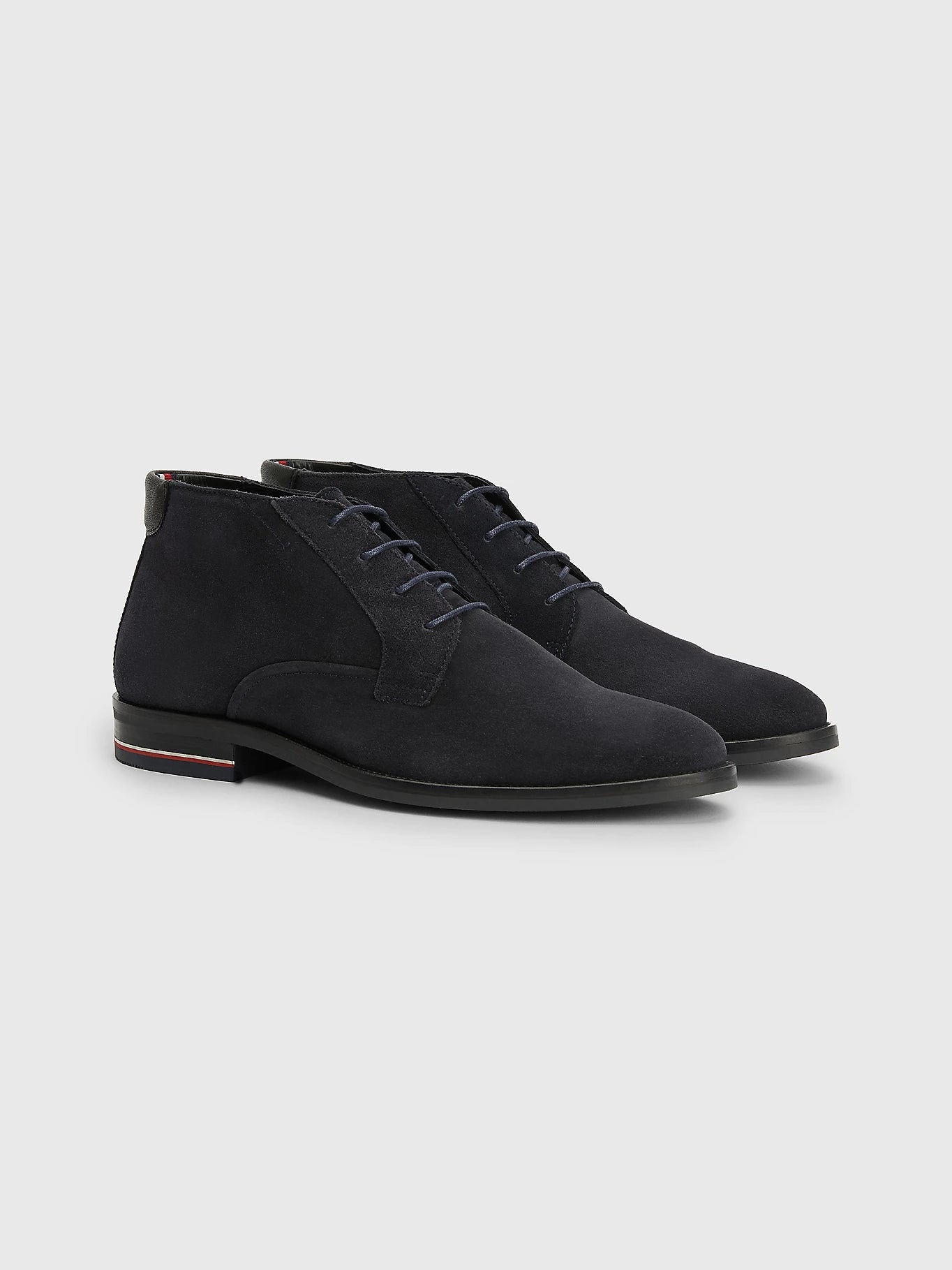 Tommy Hilfiger MENS Signature Suede Boot Navy
