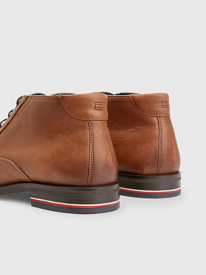 Mens leather half boots best sale