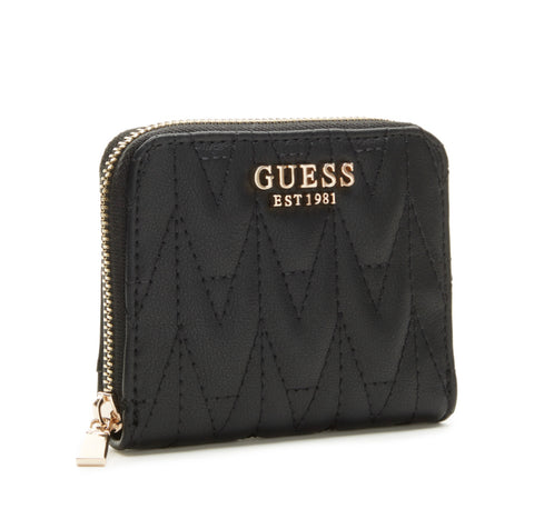 Guess Regilla Black Small Ziparound Wallet