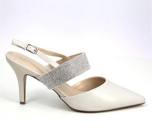 LOTUS Violette Cream Diamante Shoe