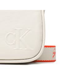 Calvin Klein Crossbody Box Bag Eggshell